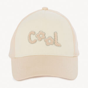 Casquette molleton à patchs bouclette fille 