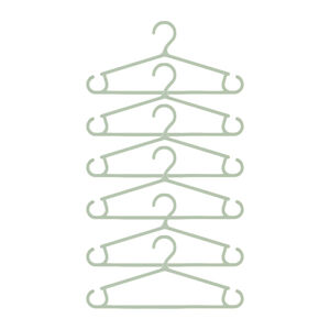 Lot de 6 cintres pour bébé - Vert 