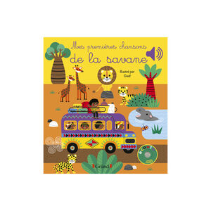 Livre Mes premières chansons de la savane 