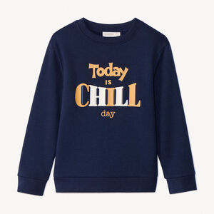 Sweat molleton print fantaisie pour garçon 