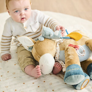 Peluche d'activités Léo l'âne 