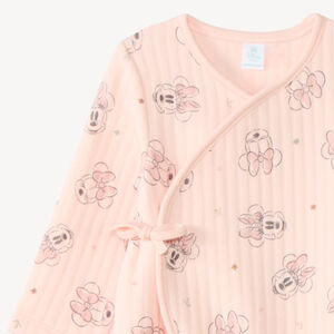 Dors-bien matelassé doublé bébé fille motif Minnie Disney 