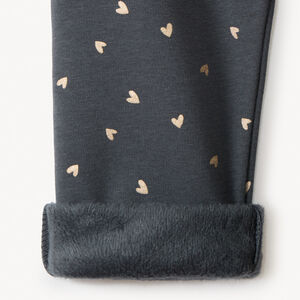 Pantalon de jogging imprimé cœurs pour bébé fille  