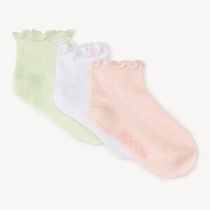 Lot de 3 paires de chaussettes ajourées pour bébé fille 