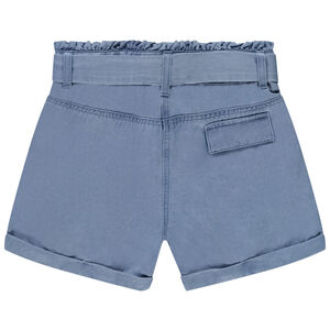 Short paperbag avec ceinture à nouer fille 