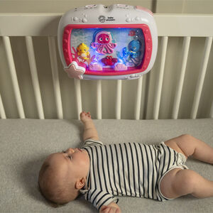 Veilleuse sonore et lumineuse Rêves Marins rose 