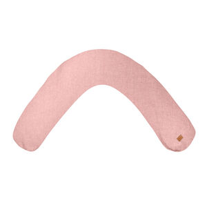 Coussin d'allaitement Big Flopsy avec housse en lin vieux rose 