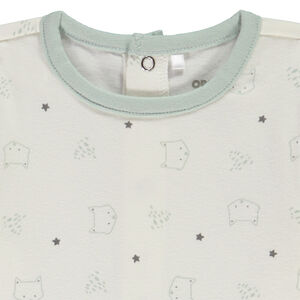 Ensemble 2 pièces avec salopette pour bébé 