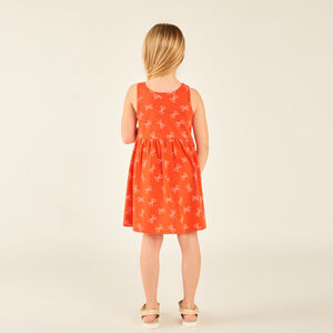 Robe sans manches imprimé nœuds fille 