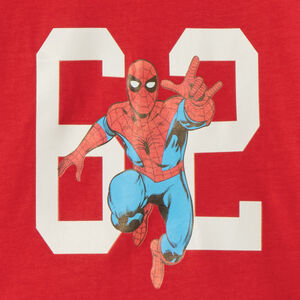 T-shirt manches courtes col V Spider-Man Marvel garçon 