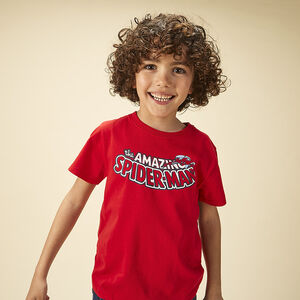 T-shirt manches courtes prints Spider-Man Marvel garçon 