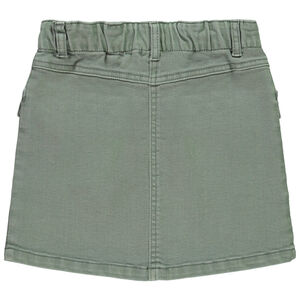 Jupe courte en denim avec poches plaquées fille 