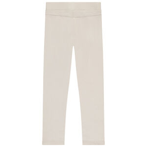 Jegging en molleton uni fille 