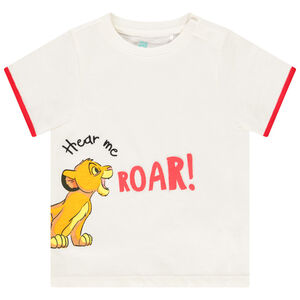 T-shirt manches courtes print Simba Le Roi Lion Disney pour bébé garçon 
