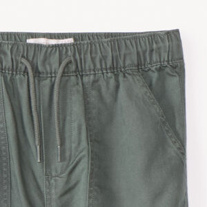Pantalon jogger en twill uni pour garçon 