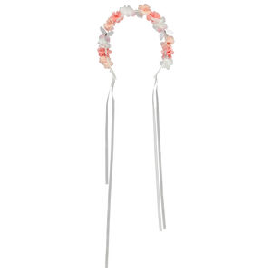 Serre-tête floral esprit couronne de fleurs pour fille 