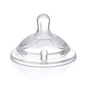 Lot de 2 tétines en silicone Natural Feeling 6M+ 