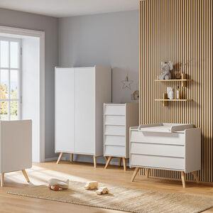 Plan à langer pour commode Vintage - blanc 