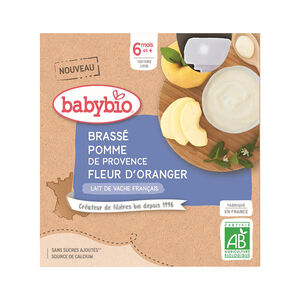 Brassé pomme et fleur d'oranger 4x85g 