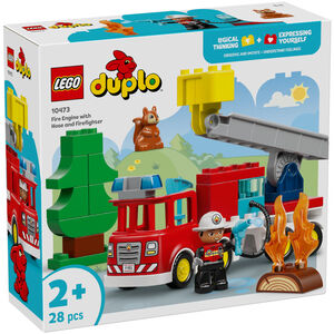 A THEME LEGO CITY - LE CAMION DE POMPIERS - 28PCS - 2+ 