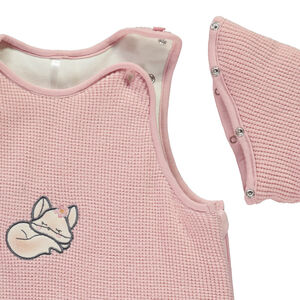 Gigoteuse TOG 4 manches amovibles en maille perlée pour bébé fille 