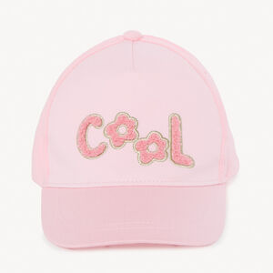 Casquette molleton à patchs bouclette pour bébé fille 