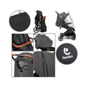 Poussette compacte Pixel steel grey 