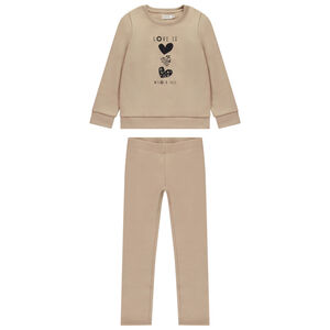 Ensemble jogging molleton print fantaisie pour fille 