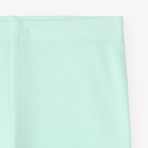 Caleçon cycliste uni en maille côtelée pour fille 