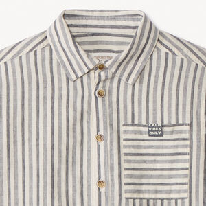 Chemise manches longues rétractables pour garçon  