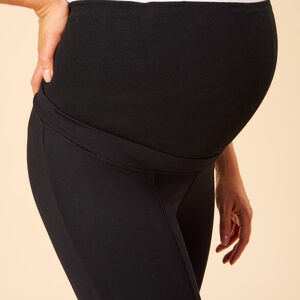 Legging de grossesse en milano avec bandeau haut 