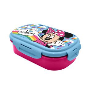 Lunchbox compartimentée avec couvert Minnie Disney 