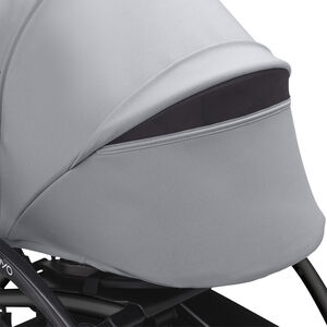 Poussette Stokke® YOYO³ de la naissance à 3 ans - cadre noir/stone 