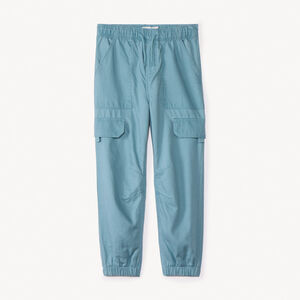 Pantalon jogger en twill uni pour garçon 