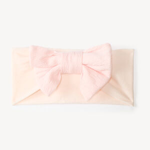 Bandeau bébé avec nœud 