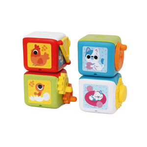 Jouet d'éveil cubes multi-activités  