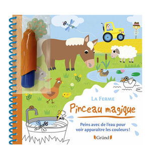 Livre Pinceau magique La ferme 