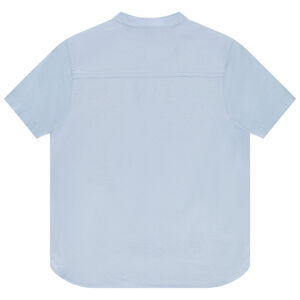 Chemise manches courtes uni à col mao garçon 
