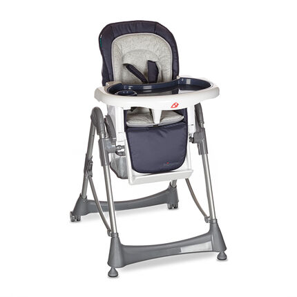 Chaise Haute Luxe Metal Bleu Gris Orchestra Fr