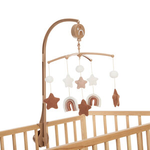 Mobile musical étoiles et arc-en-ciel 