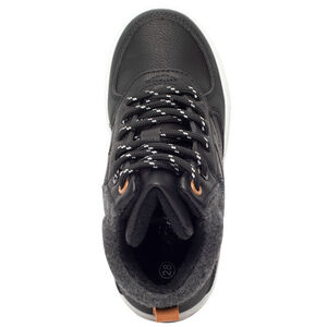 Bottillons à lacets avec col en tricot et semelle crantée pour garçon 