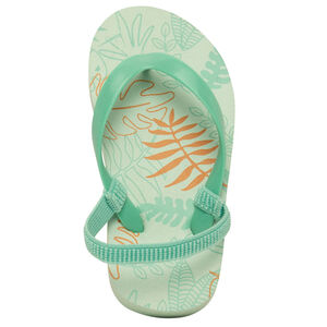 Tongs imprimé feuillage pour garçon avec lanière selon l'âge 