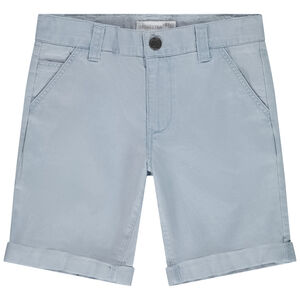 Bermuda uni en toile fantaisie pour garçon 