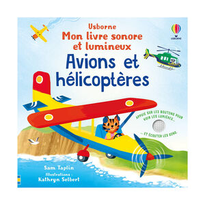 Livre sonore et lumineux "Avions et hélicoptères" 