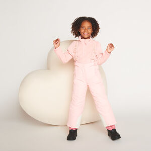 Sweat polaire de ski uni pour fille 