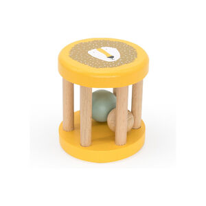 Hochet roulant en bois Mr Lion  