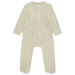 Dors-bien en velours patch animal pour bébé avec ouvertures différentes selon l'âge 