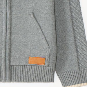 Gilet zippé en tricot garçon 
