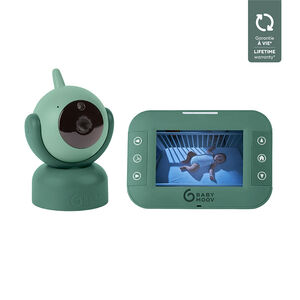 Babyphone Caméra Moniteur vidéo pour bébé avec 2 caméra et Audio avec  Batterie 30 Heures, 5 à écran divisé, caméra panoramique/Inclinaison/Zoom  à Distance : : High-Tech