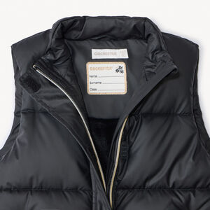 Doudoune sans manches matelassée effet satiné pour fille 